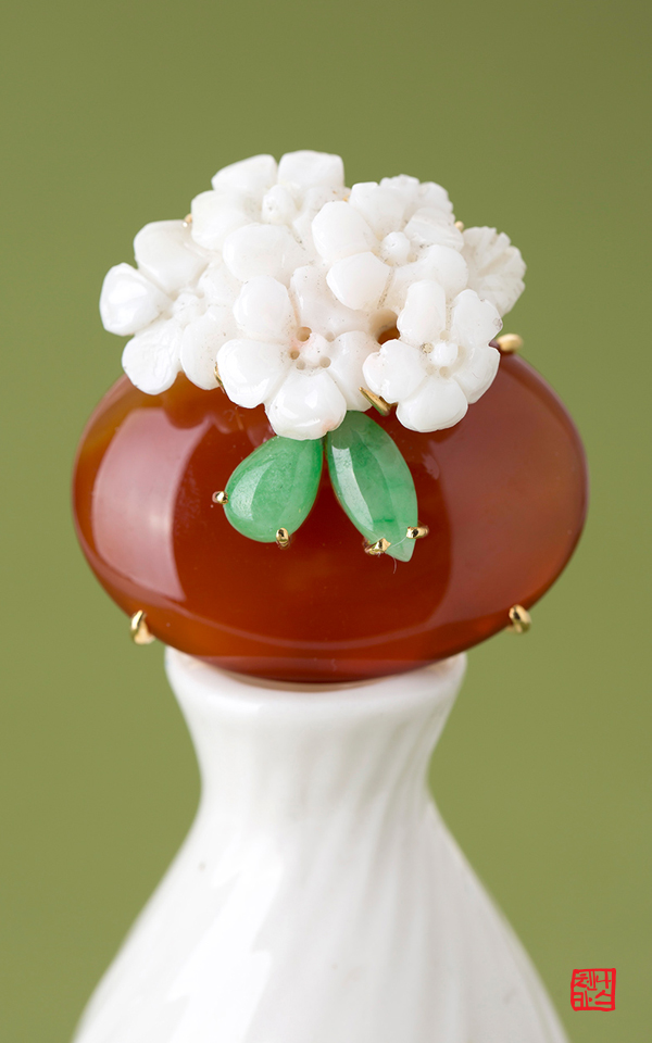 [나스첸카] 더 아름다울수없는 그대여 _ 산호 브로치 자마노 브로치