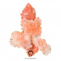 [나스첸카] 오렌지 봄날 _ coral 산호 브로치