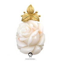 [나스첸카] 산호 콜렉션 9 [18K 오닉스 산호 팬던트]