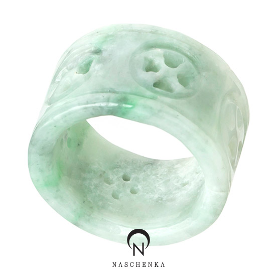 [나스첸카] 돈과 재물 비취 가락지 _ 비취 가락지