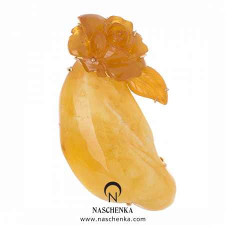 [나스첸카] 부러움을 사다 60 _ 호박 브로치