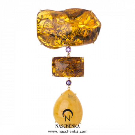 [나스첸카] 편안함이 특별함이 되는 순간 _ 호박 브로치