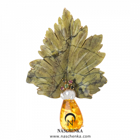 [나스첸카] 내가 사랑한 나무 3 _ 칼세도니아 브로치