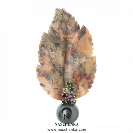 [나스첸카] 당신에겐 그윽한 무언가가 있더이다 _ 칼세도니아 브로치