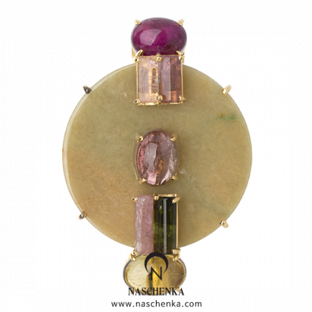 [나스첸카] 시간들 공간들 4 _ 비취 브로치 토르마린 브로치