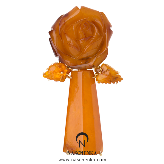 [나스첸카] 네가 아니면 _ 호박 브로치 amber pendant brooch