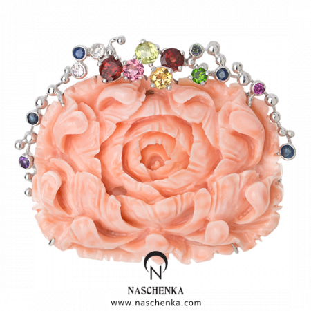 [나스첸카] 그리 좋으니 _ 산호 브로치