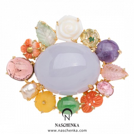 [나스첸카] Never let you down 34 _  jade 비취 브로치