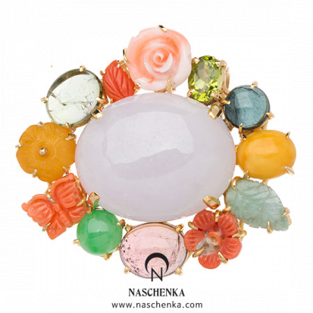 [나스첸카] Never let you down 35 _  jade 비취 브로치