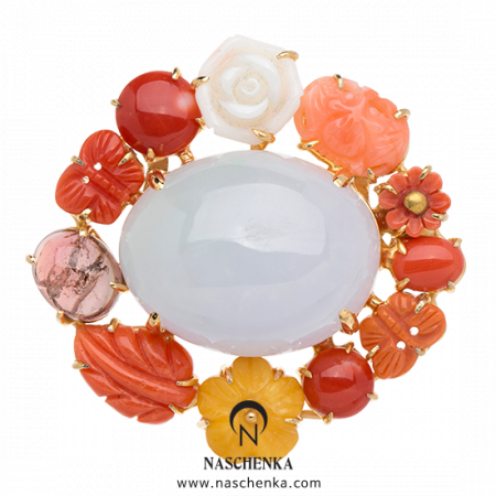 [나스첸카] Never let you down 36 _  jade 비취 브로치