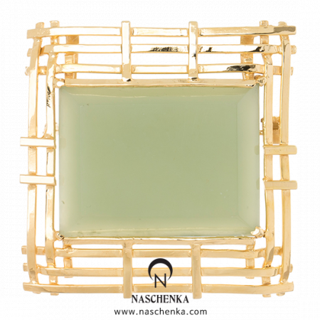 [나스첸카] 날과 씨로 만나서 _ 옥 브로치