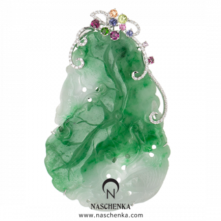 [나스첸카] ah _ 비취 브로치