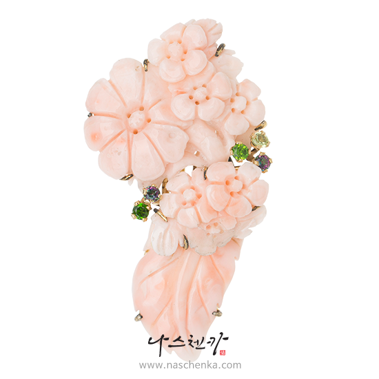 [나스첸카] 잊지않았어요 32 _ 산호 브로치