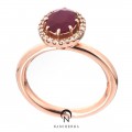 [나스첸카] 가을엔 루비 루비 헤서웨이 _ 14K 루비 반지