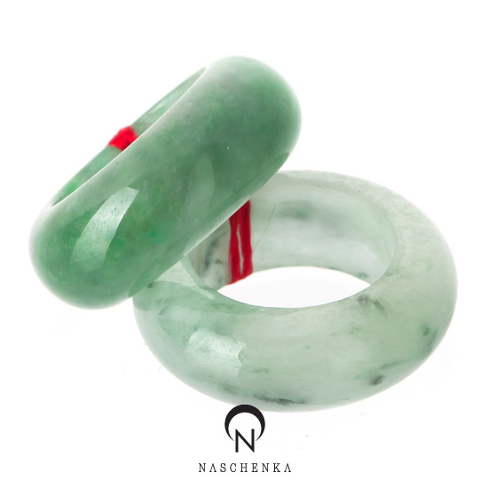 [나스첸카] 나의 사랑 비취 쌍가락지 _ jade 비취 가락지