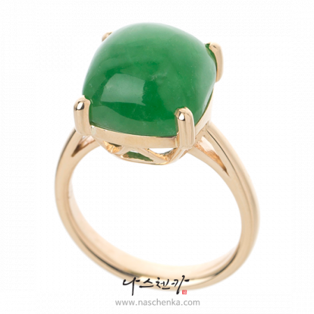 [나스첸카] 아예뻐라 _ 14K 비취 반지