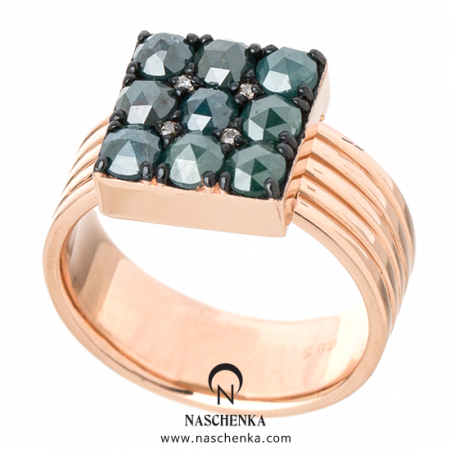 [나스첸카] 모든 아름다운 순간 _ 14K 러프다이아몬드 반지