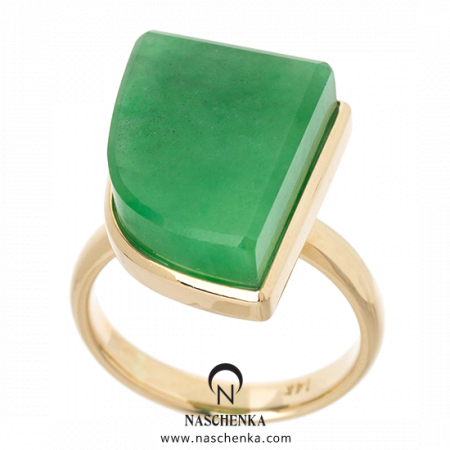 [나스첸카] 유러브미 _ 14K 비취 반지