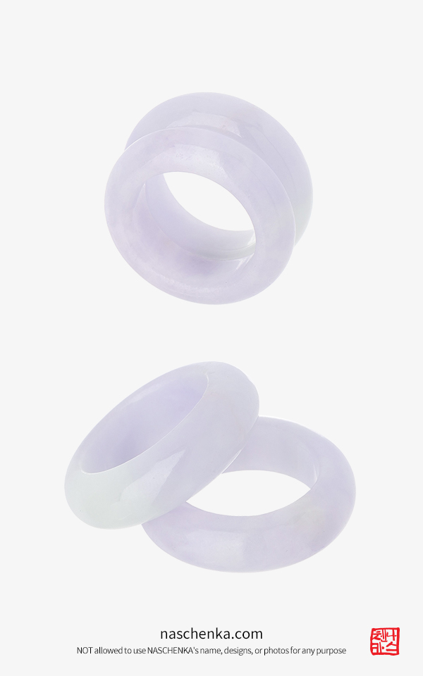 라벤더쌍가락지 옥쌍가락지 비취쌍가락지 살짝 연두 미디엄