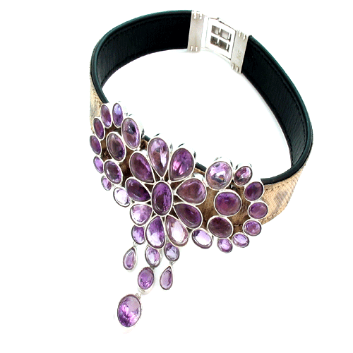 나스첸카 프리미엄 자수정 목걸이