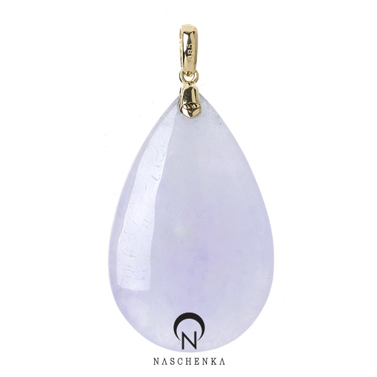 [나스첸카] 눈을 가리고 만져보기 _ 14K Lavender jade 라벤더 비취 팬던트