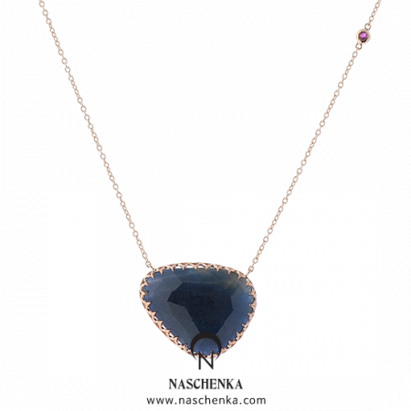 [나스첸카] 기분전환 _ 14K 블루 사파이어 목걸이