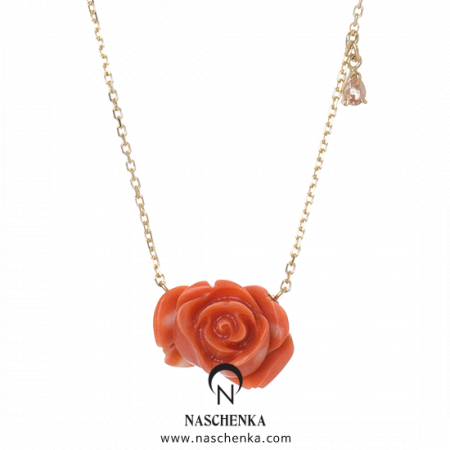 [나스첸카] 캔디 캔디 _ 14K 산호 목걸이