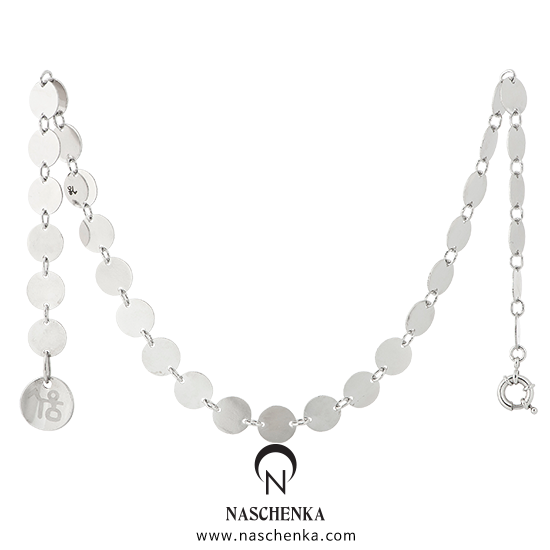 [나스첸카] 네버엔딩 코인체인 _ 은 목걸이