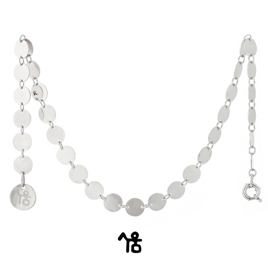 [나스첸카] 네버엔딩 코인체인 _ 은 목걸이