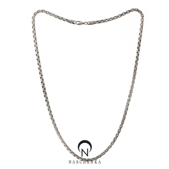 [나스첸카] 파이톤 체인 - 은 목걸이