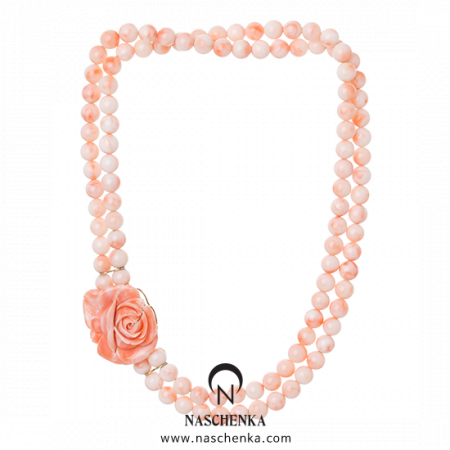 [나스첸카] 내 눈에는 _ 14K 산호 목걸이
