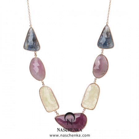 [나스첸카] 일곱가지 기분 9 _ 14K 사파이어 목걸이