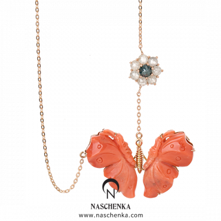 [나스첸카] 너에게 향하다 _ 14K 산호 목걸이