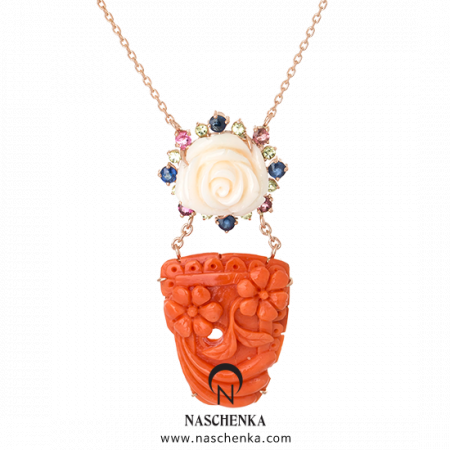 [나스첸카] 너의 이름은 _ 14K 산호 목걸이