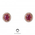 [나스첸카] 가을엔 루비 루비 헤서웨이 _ ruby 14K 루비 귀걸이