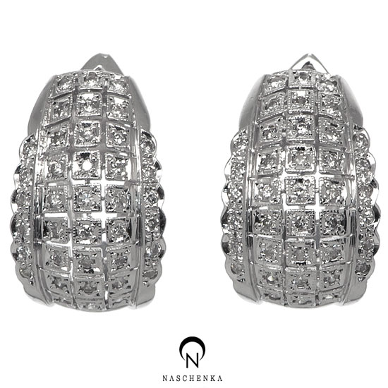 [나스첸카] 엑셀런트 다이아 [18K 다이아몬드 귀걸이]