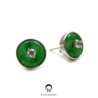 [NAS] 작아도, 비취는 생각보다 맛있다 [실버 수공예 비취 귀걸이]