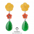 [나스첸카] 애교 삼작 _ 비취 귀걸이