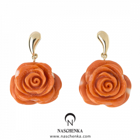 [나스첸카] 환타색 _ 몰랐던 일들 _ 14K 산호 귀걸이