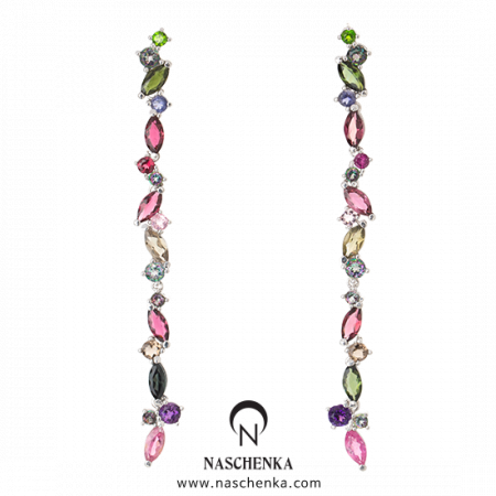 [나스첸카] 꿈처럼 눈부신 _ 유색보석 귀걸이