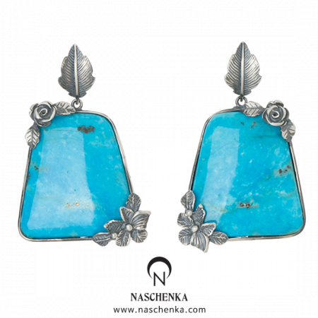 [나스첸카] 럽럽 스카이럽 3 _ 터키석 귀걸이