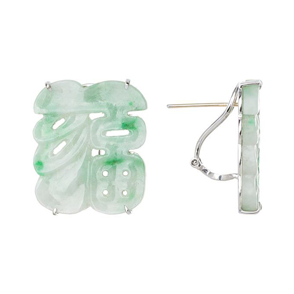 [나스첸카] 은은한 카리스마 2 [실버 수공예 비취 귀걸이]