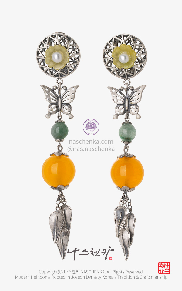 블랙핑크 제니 뮤직비디오 Zen _ * 선덕여왕 천명공주 협찬 귀걸이 * [나스첸카] 찰랑찰랑 풍류가인 2 [사극 스타일 귀걸이]