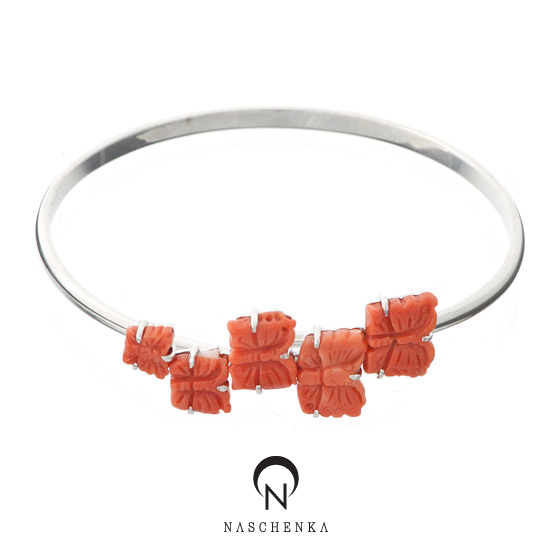 [나스첸카] 보고만있어도 좋아 _ 산호 팔찌