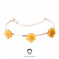 [나스첸카] 천국같은 라인. 리 프레쉬 호박과 다이아몬드 _ amber 14K 호박 팔찌