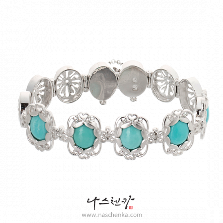 [나스첸카] 작업실에서 새벽보내듯 _ 터키석 팔찌