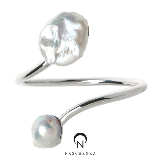 [나스첸카] 진주 스네이크 _ 진주 팔찌