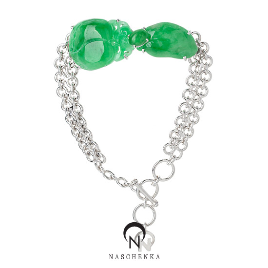 은팔찌 원석팔찌 여름팔찌 시원한 팔찌 설레면 취하라