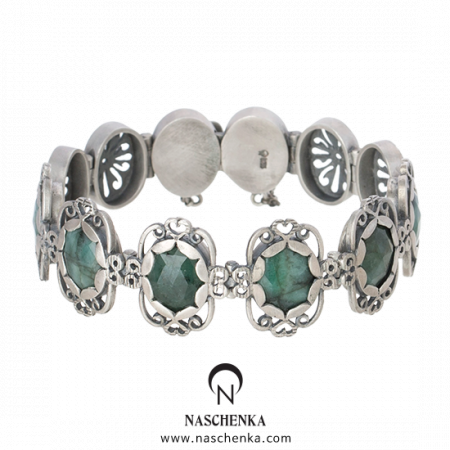 [나스첸카] 작업실에서 새벽보내듯 _ 에메랄드 팔찌