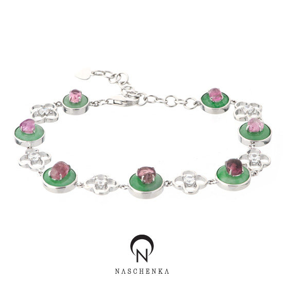 [나스첸카] 러브 라인 _ 비취 팔찌